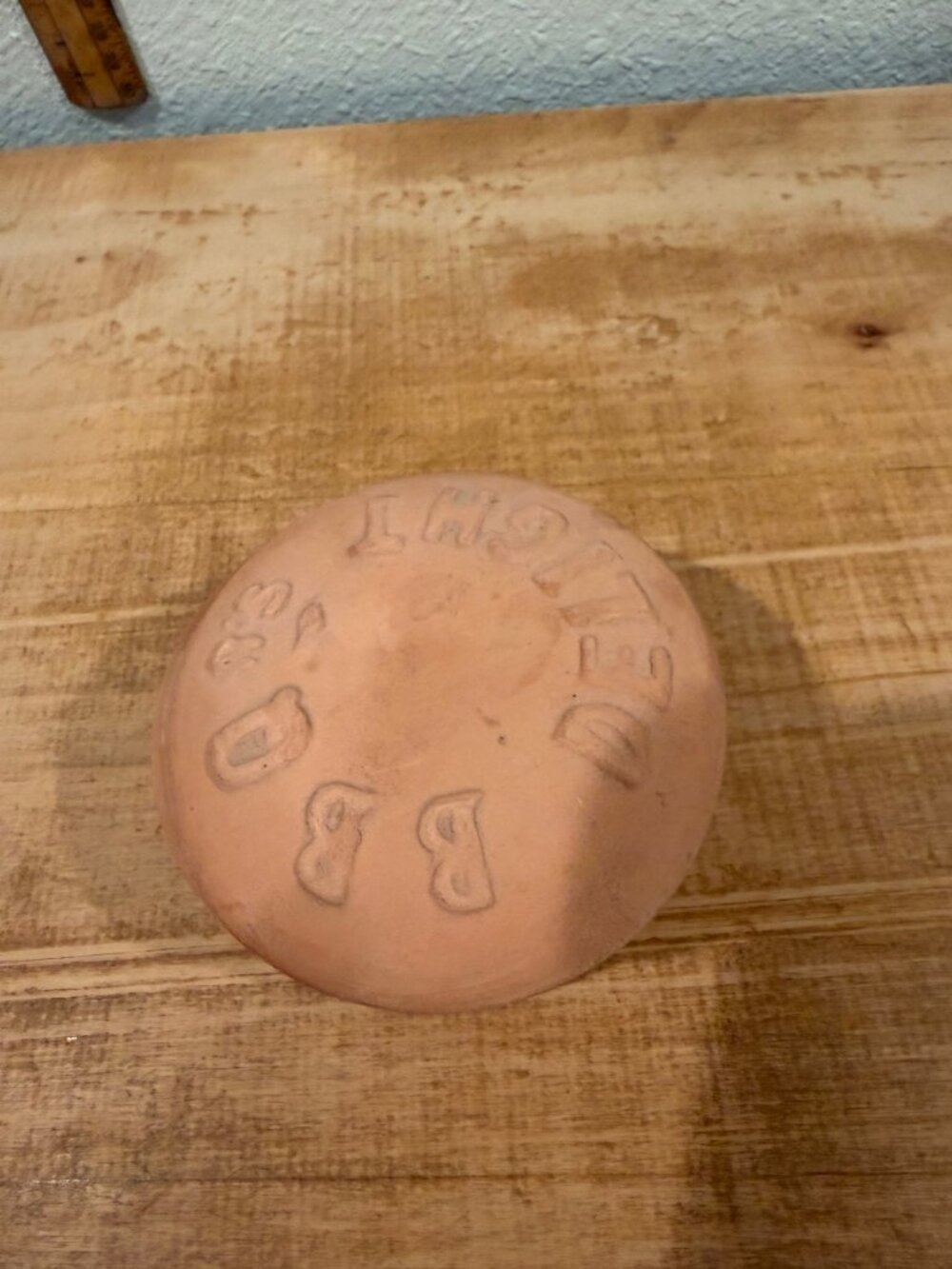 Vintage Terracotta Garlic Keeper With Lid Hecho En Mexico Folk Pottery